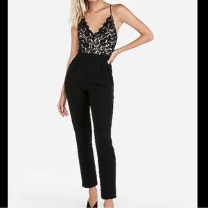Lace Bodice Cami Jumpsuit with straps